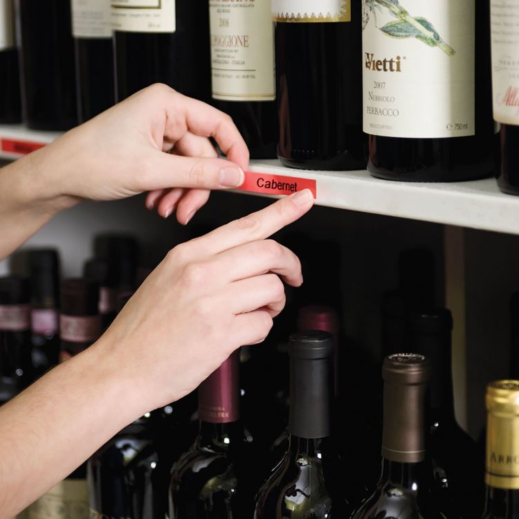 Dymo 40917 D1 9mm x 7m Black on Red Tape - Image 6