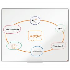 Nobo Premium Plus Steel Magnetic Whiteboard 1500x1200mm thumbnail 5