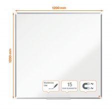 Nobo 1915157 Premium Plus Steel Magnetic Whiteboard 1200x1200mm thumbnail 6