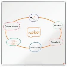 Nobo 1915157 Premium Plus Steel Magnetic Whiteboard 1200x1200mm thumbnail 7
