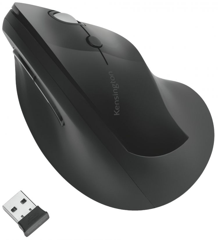 Kensington K75501EU Pro Fit Ergo Vertical Wireless Mouse - Image 1