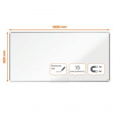 Nobo Premium Plus Steel Magnetic Whiteboard 1800x900mm thumbnail 1