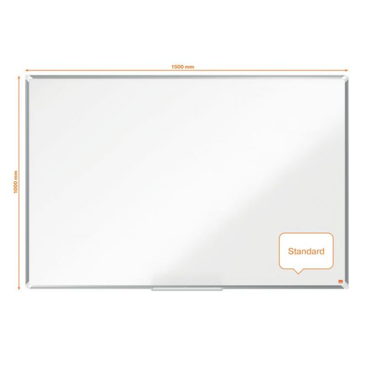 Nobo 1915170 Premium Plus Melamine Whiteboard 1500x1000mm - Image 4