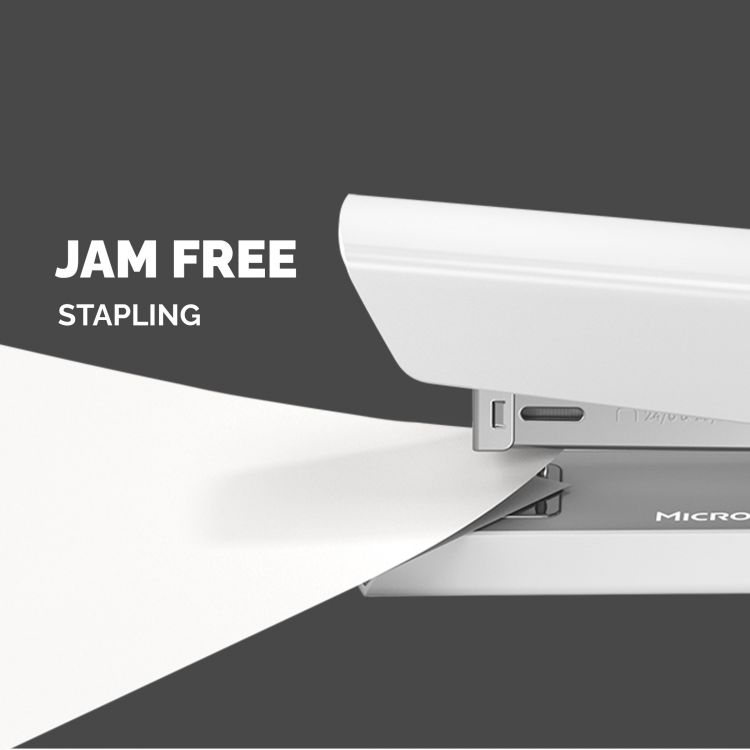 Fellowes LX820 20 Sheet Full Strip Stapler - White - Image 2