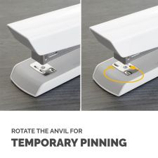 Fellowes LX820 20 Sheet Full Strip Stapler - White thumbnail 5