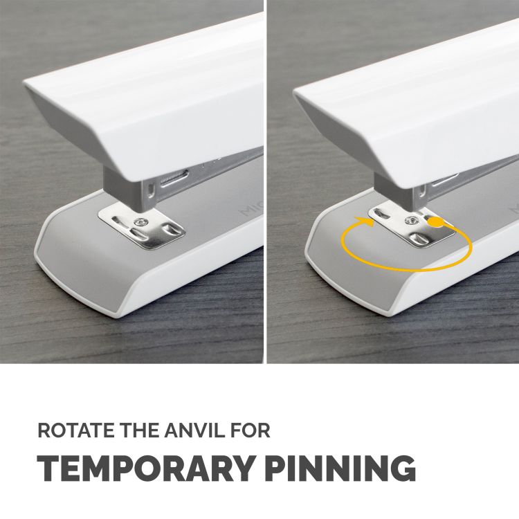 Fellowes LX820 20 Sheet Full Strip Stapler - White - Image 5