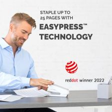 Fellowes LX850 25 Sheet Full Strip Easy Press Stapler - White thumbnail 6