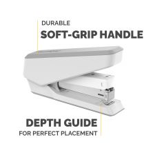 Fellowes LX850 25 Sheet Full Strip Easy Press Stapler - White thumbnail 4