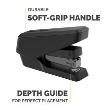 Fellowes LX840 25 Sheet Half Strip Easy Press Stapler - Black thumbnail 2