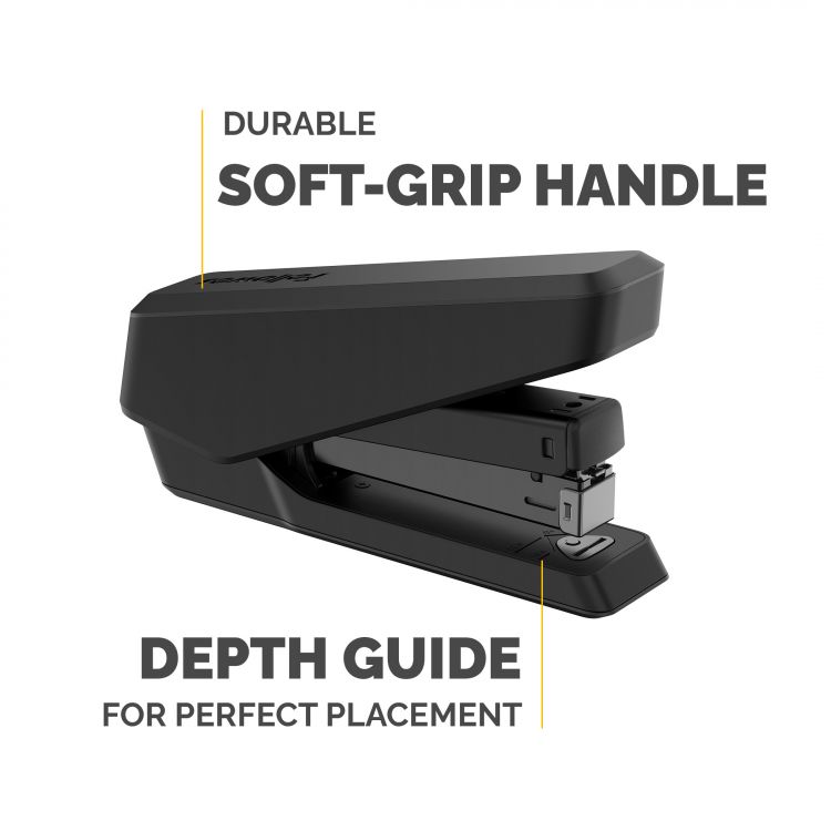 Fellowes LX850 25 Sheet Full Strip Easy Press Stapler - Black - Image 2