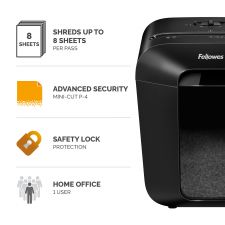 Fellowes Powershred LX41 Mini Cut Shredder thumbnail 2