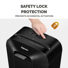 Fellowes Powershred LX25 Cross Cut Shredder Black thumbnail 3
