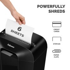 Fellowes Powershred LX25M Mini Cut Shredder thumbnail 6