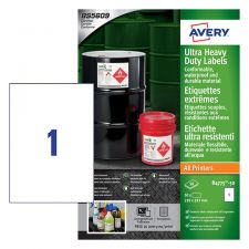 Avery B4775-50 Ultra Resistant Labels 50 sheets - 1 Labels per Sheet thumbnail 3