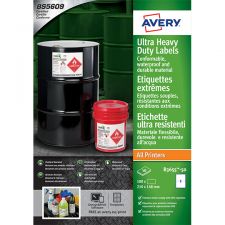 Avery B3655-50 Ultra Resistant Labels 50 sheets - 2 Labels per Sheet thumbnail 3