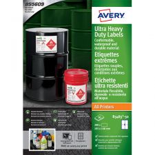 Avery B3483-50 Ultra Resistant Labels 50 sheets - 4 Labels per Sheet thumbnail 2