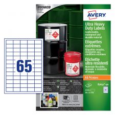Avery B7651-50 Ultra Resistant Labels 50 sheets - 65 Labels per Sheet thumbnail 2