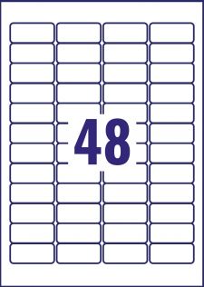 Avery L6009-20 Resistant Labels 20 sheets - 48 Labels per Sheet thumbnail 2