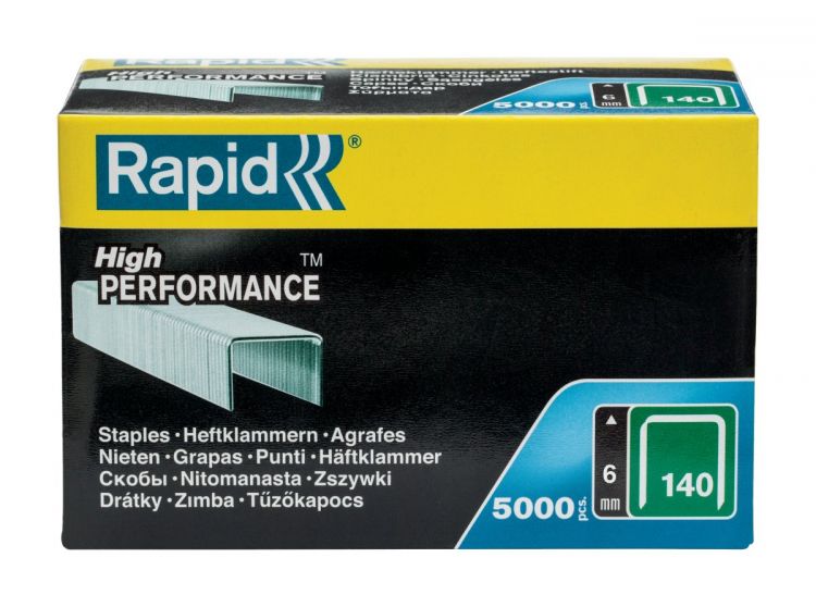 Rapid 11905711 No. 140 Finewire Staple 6mm Box of 5000 - Image 2