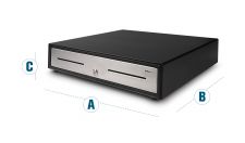 Safescan HD-4646S Heavy Duty Cash Drawer with 8 Coin and 4 Note Trays thumbnail 2