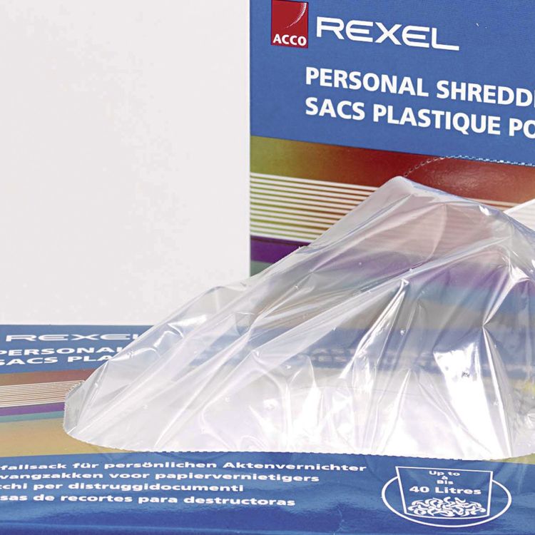 Rexel 40070 115 Litre Departmental Shredder Waste Sacks Pk of 100 - Image 3