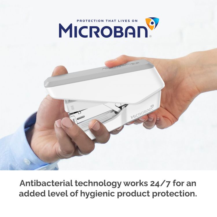 Fellowes LX860 Easy-Press Stapler 40-Sheets Half-Strip White - Image 3