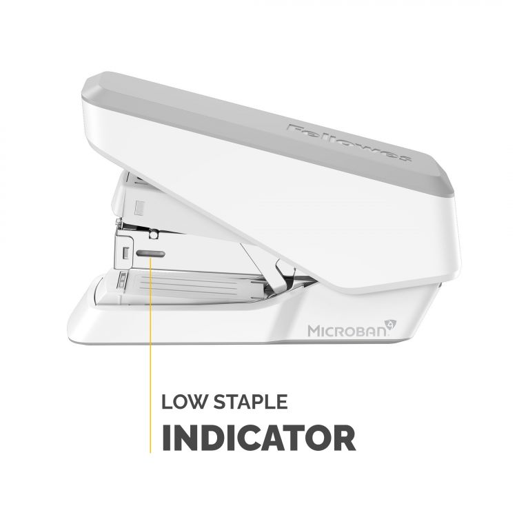 Fellowes LX860 Easy-Press Stapler 40-Sheets Half-Strip White - Image 5
