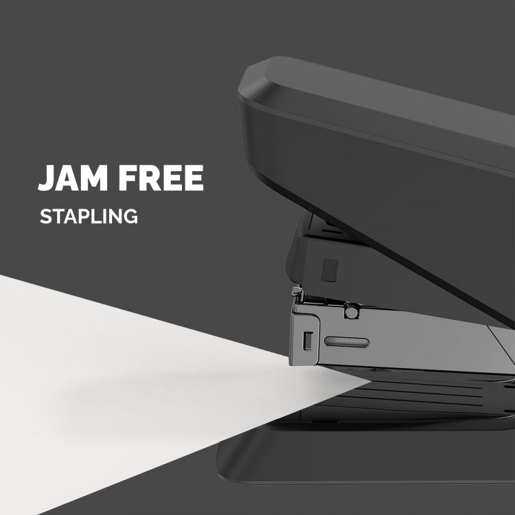 Fellowes LX860 Easy-Press Stapler 40-Sheets Half-Strip Black - Image 5