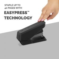 Fellowes LX860 Easy-Press Stapler 40-Sheets Half-Strip Black thumbnail 6