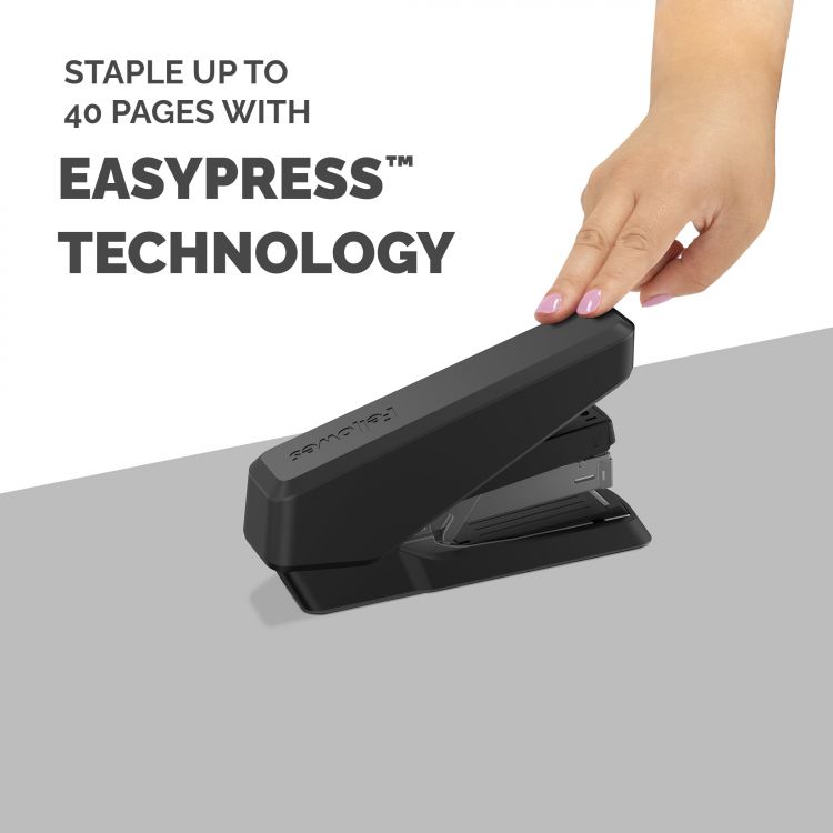 Fellowes LX870 Easy-Press Stapler 40-Sheets, Full-Strip Black - Image 6