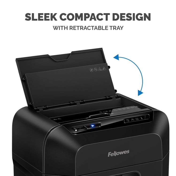 Fellowes AutoMax 80M Mini-Cut Hybrid Shredder - Image 2