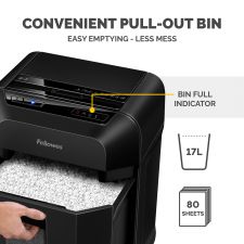 Fellowes AutoMax 80M Mini-Cut Hybrid Shredder thumbnail 8