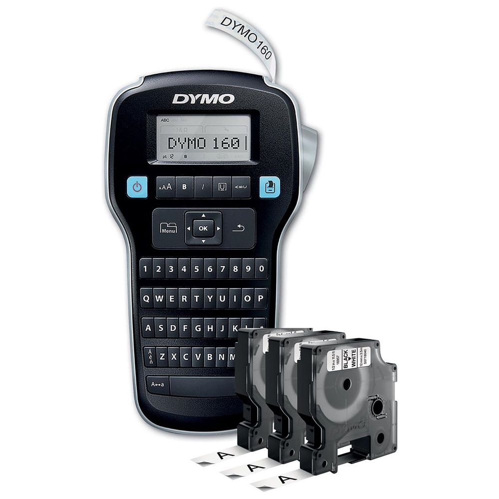 Dymo Labelmanager 160 Label Maker Value Pack