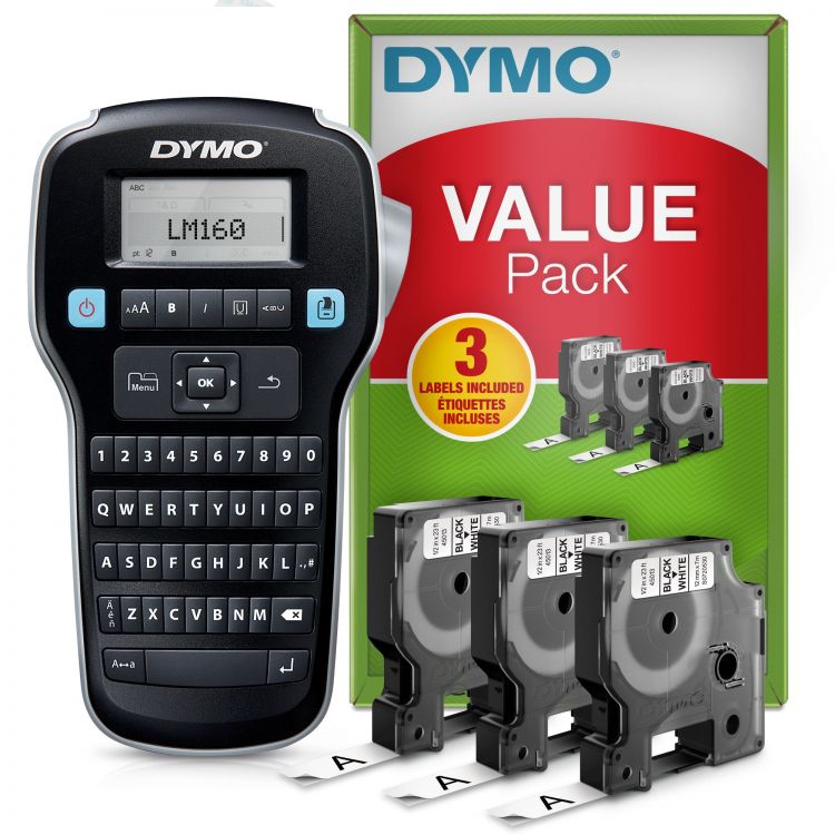 Dymo Labelmanager 160 Label Maker Value Pack - Image 2