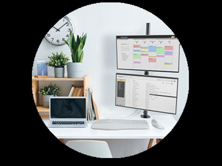 Kensington K53802WW Vertical Stacking Dual Monitor Arm - Image 6