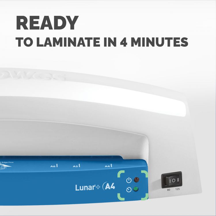 Fellowes Lunar+ A4 Blue Laminator - Image 3