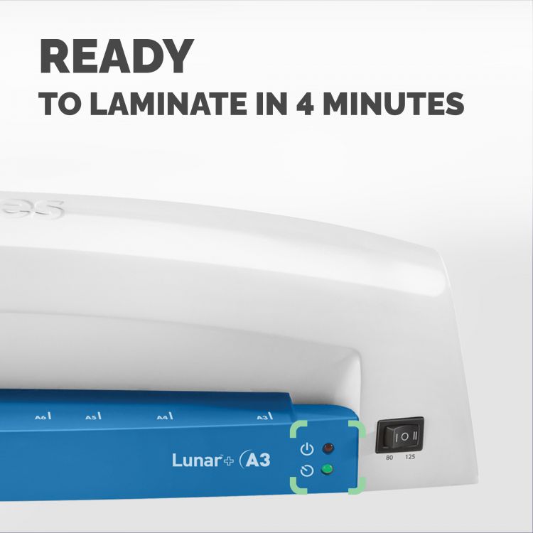 Fellowes Lunar+ A3 Blue Laminator - Image 3