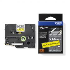 Brother HSE-651E 21mm Black on Yellow Heat Shrink Tube thumbnail 2