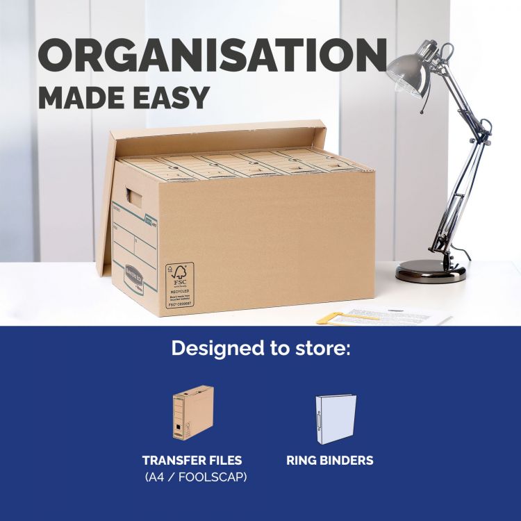 Bankers Box 4470701 Earth Large Storage Box Pack of 10 - Image 9