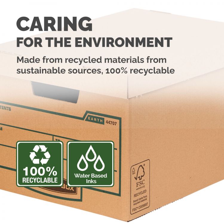 Bankers Box 4470701 Earth Large Storage Box Pack of 10 - Image 2