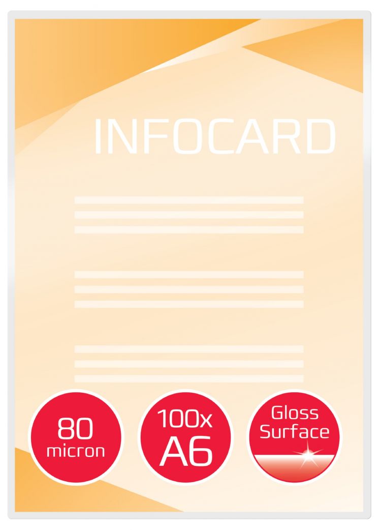 GBC IB585067 A6 Gloss Document Pouch 80 micron 100Pk - Image 5