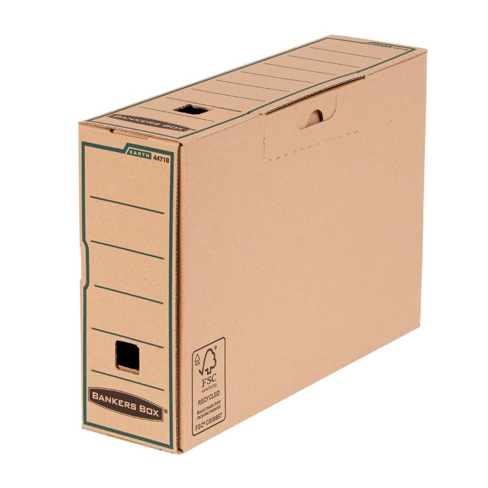 Bankers Box Earth Series Foolscap Transfer File Pack of 20