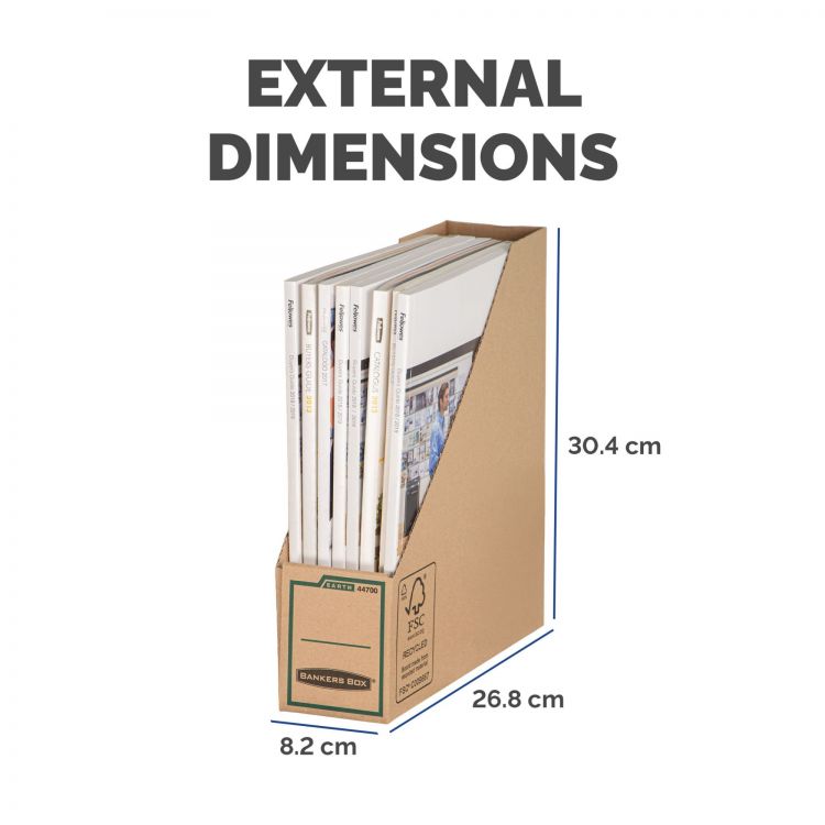 Bankers Box Earth Series A4 Magazine File Pack of 20 - Image 5