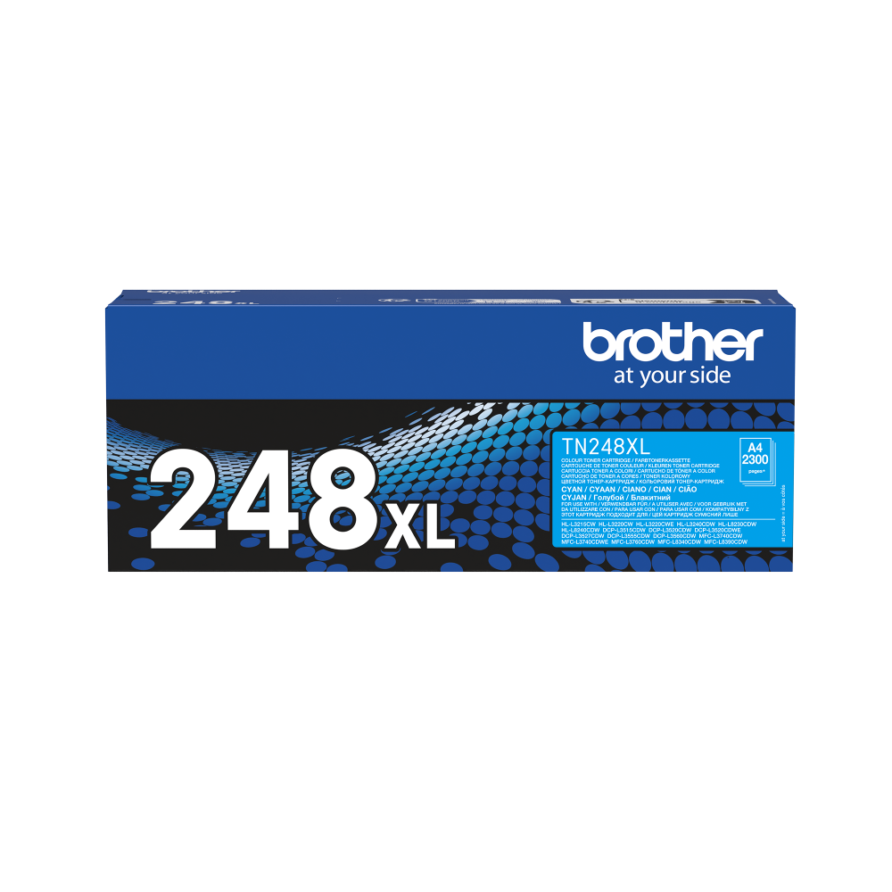 Brother TN248XLC High Yield Cyan Toner Cartridge