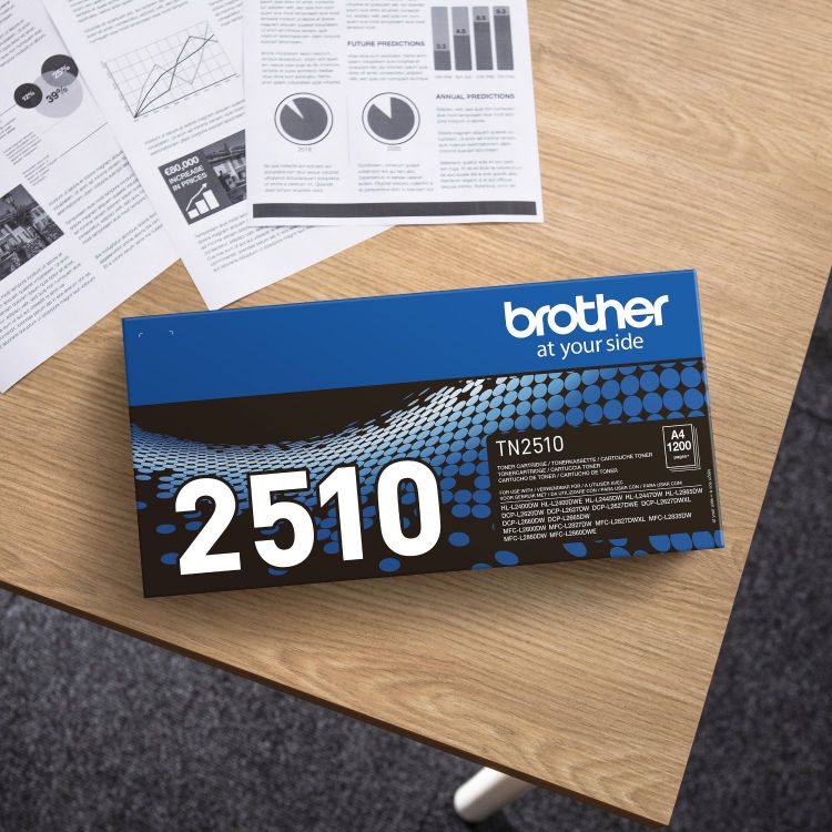 Brother TN2510 Standard Yield Black Toner Cartridge - Image 5
