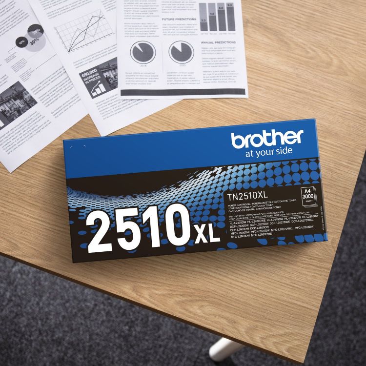 Brother TN2510XL High Yield Black Toner Cartridge - Image 5