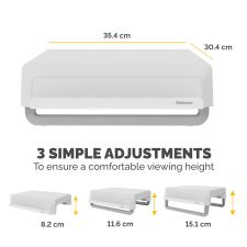 Fellowes Breyta Monitor Stand White thumbnail 4