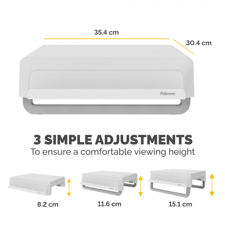 Fellowes Breyta Monitor Stand White - Image 4