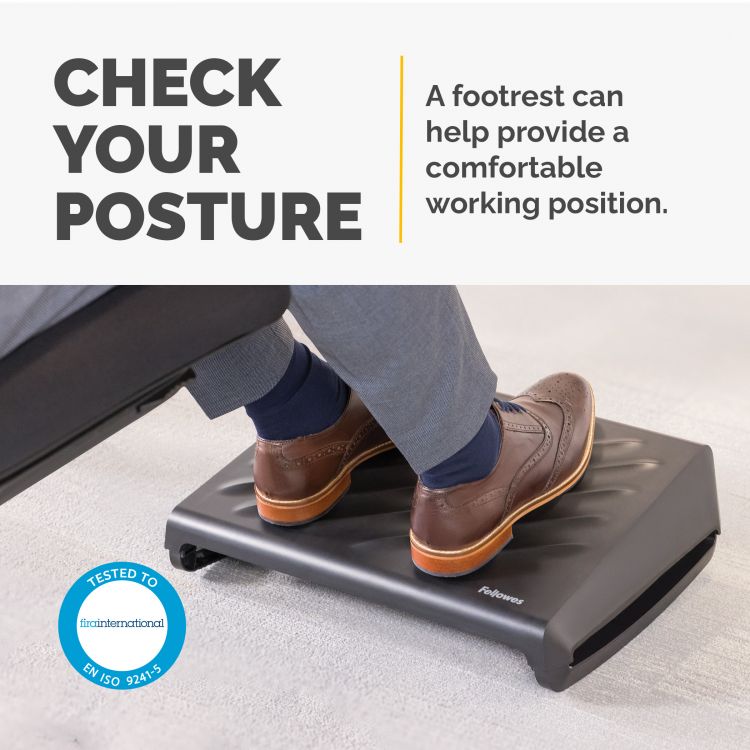 Fellowes Breyta Foot Rest Black - Image 9