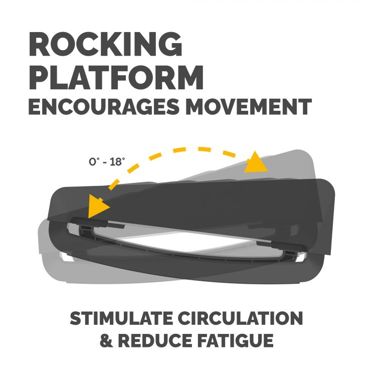 Fellowes Breyta Foot Rest Black - Image 4